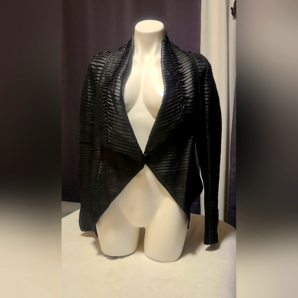 Scoop  NYC  leather  Jacket Size Small - Picture 1 of 9